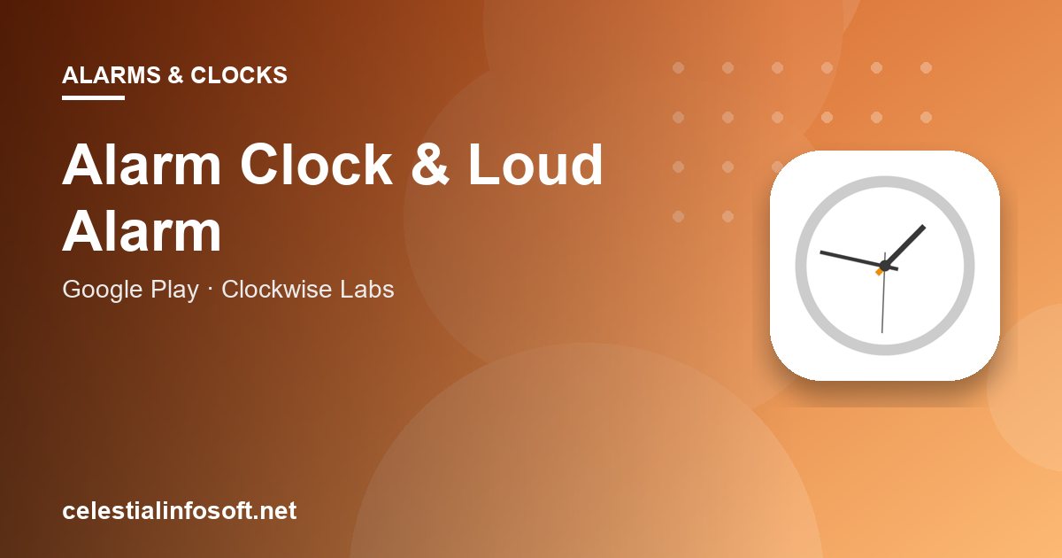 Alarm Clock & Loud Alarm app guide cover