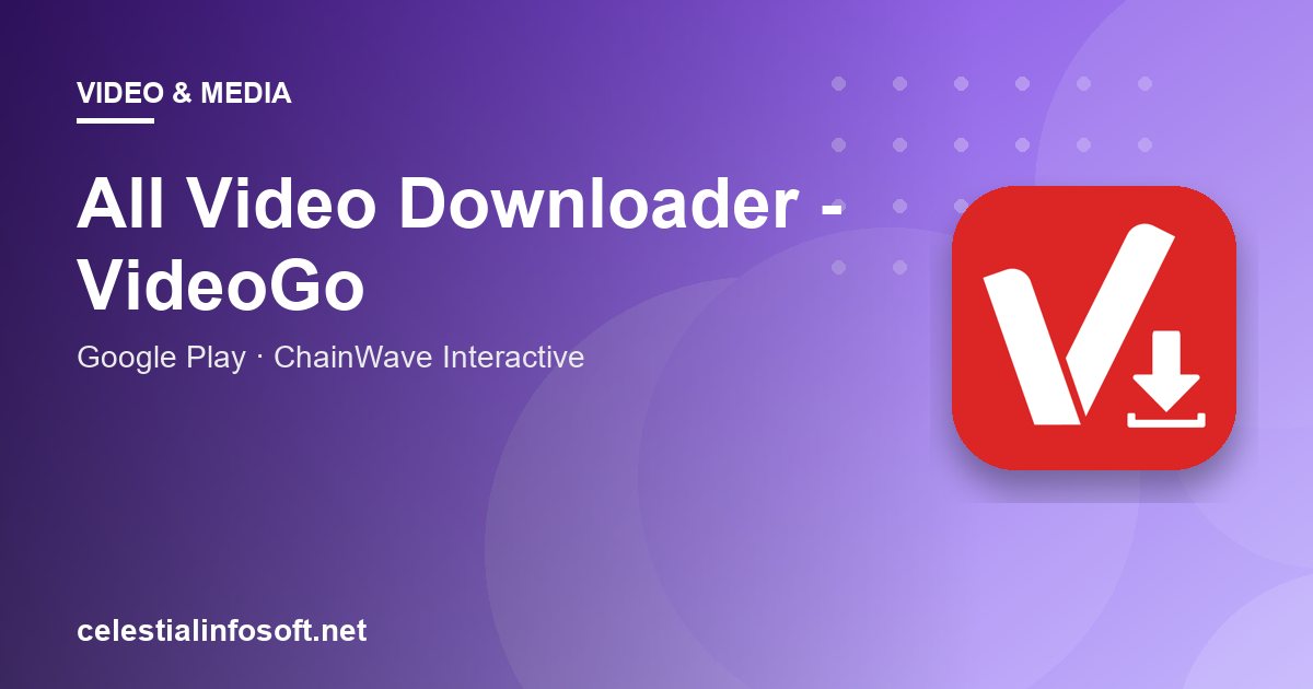 All Video Downloader - VideoGo app guide cover