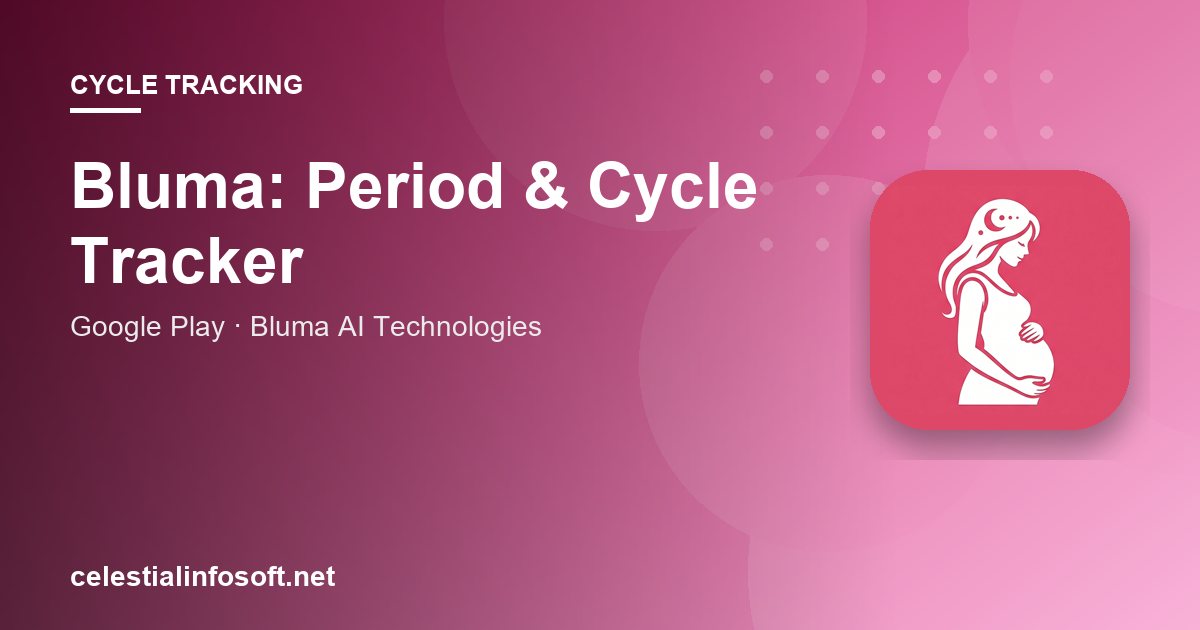 Bluma: Period & Cycle Tracker app guide cover