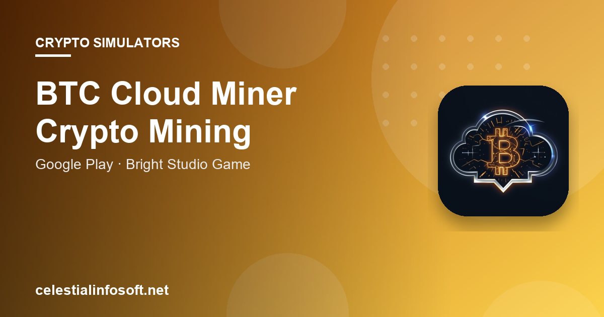 BTC Cloud Miner Crypto Mining app guide cover