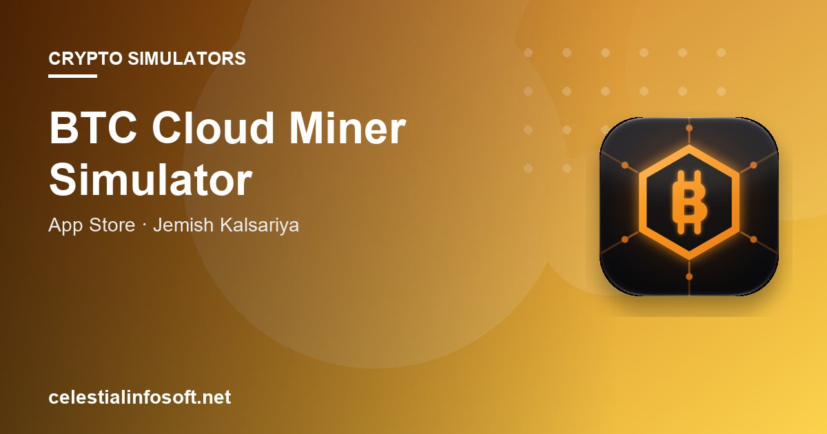 BTC Cloud Miner Simulator app guide cover