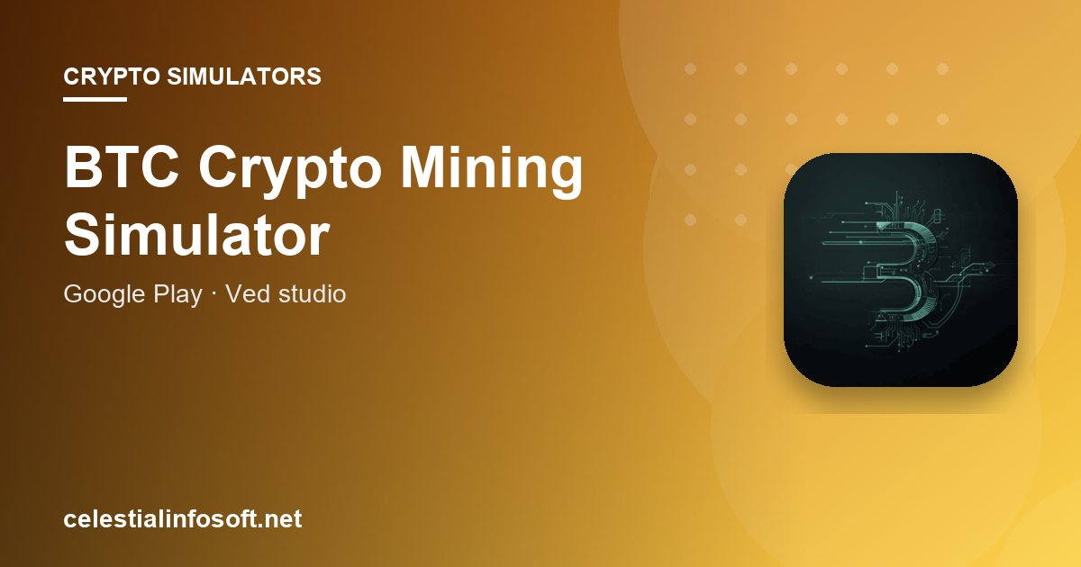 BTC Crypto Mining Simulator app guide cover