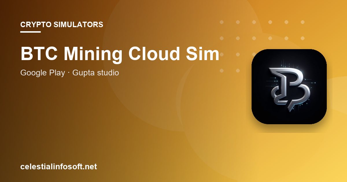 BTC Mining Cloud Sim app guide cover