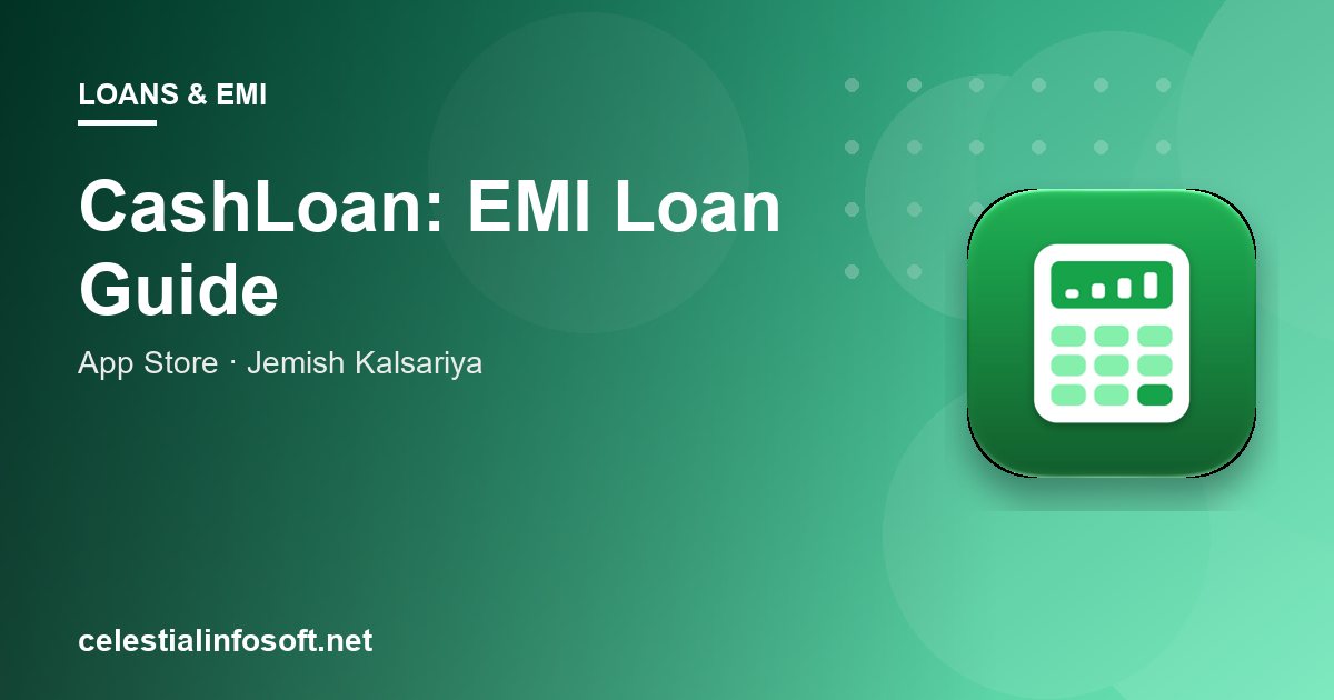 CashLoan: EMI Loan Guide app guide cover