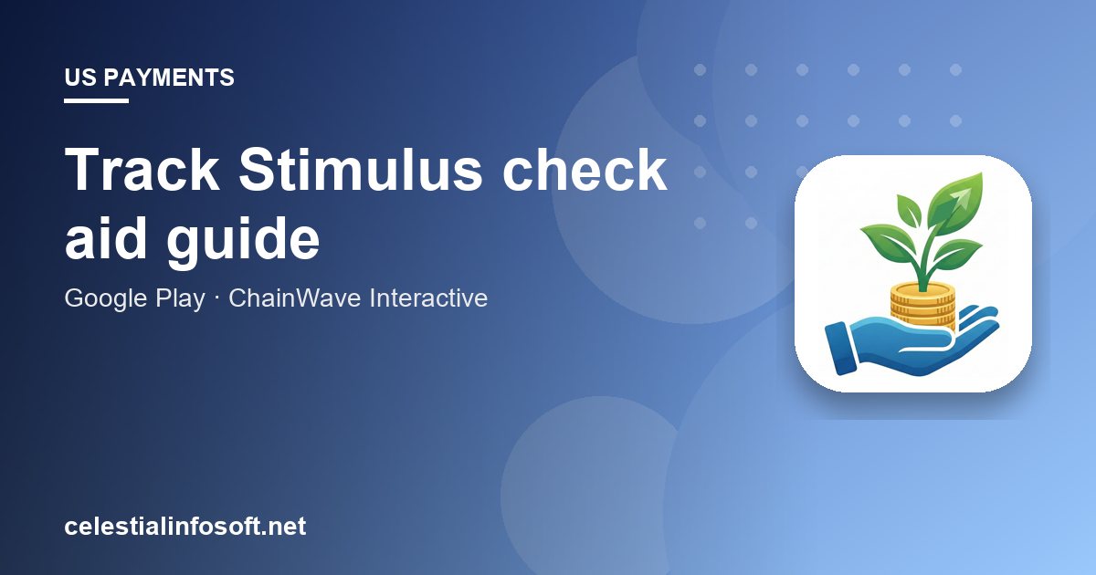 Track Stimulus check aid guide app guide cover
