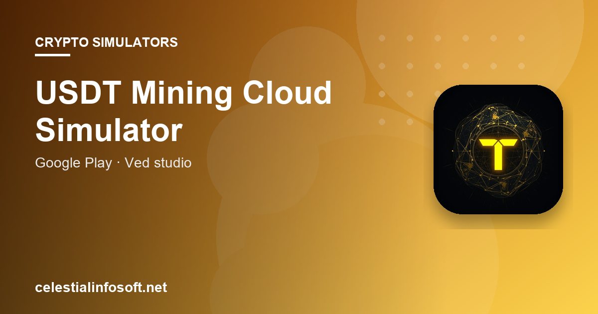 USDT Mining Cloud Simulator app guide cover